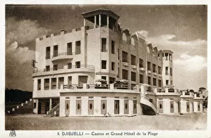 Images Dated 8th September 2020: Djidjelli, Algeria - Casino and Grand Hotel de la Plage
