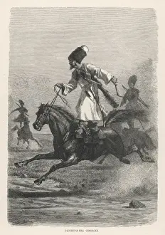 Cossacks Prints: Djighitoffka Cossacks