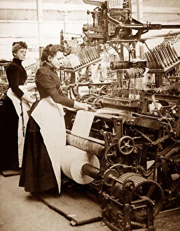 Loom Collection: A Dobbie Loom, linen production, Victorian period