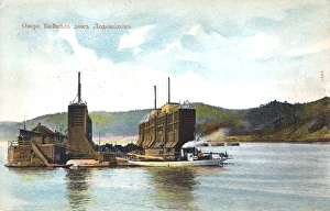 The dock for the icebreakers, Lake Baikal