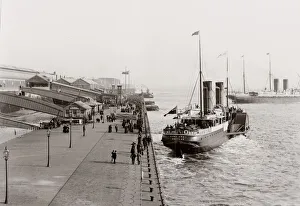 Harbor Gallery: The dock at the port of Liverpool, England