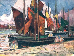 Docked Prints: Docked Boats
