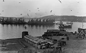 Fishwives Prints: Docks at Barra, Outer Hebrides, Scotland