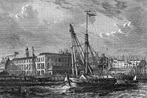 Deptford Prints: Docks / Deptford / 1810