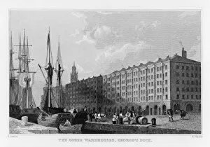 1820 Collection: Docks Liverpool