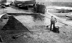 Barking Prints: Docks Scarborough sail barking