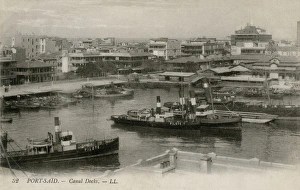 Landed Gallery: Docks of the Suez Canal in Port Said, Egypt
