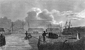 Wapping Prints: Docks / Wapping / 1800