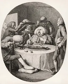 Gluttony Prints: Doctor Johnson Eating