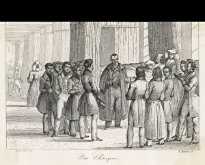 Rounds Prints: Doctor and Students / 1835
