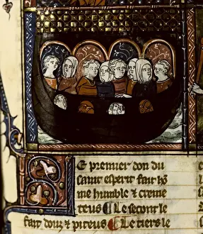 Doctrine Chr鴩enne, page 64. Noahs Ark. French