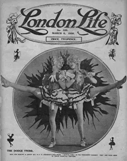 The Dodge Twins in the cabaret show Supper Time, London (192