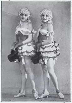 Trocadero Gallery: The Dodge Twins in the cabaret show Supper Time, London (192