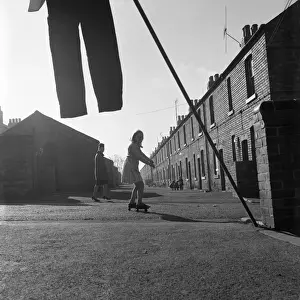 Hang Prints: Doe Lea Village, Mining