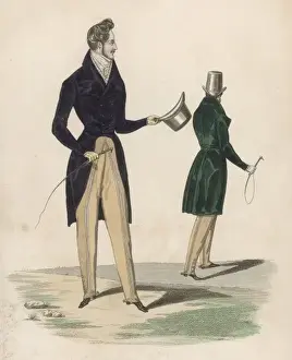 B Road Prints: Doffing Top Hat 1834