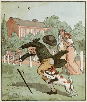 Images Dated 25th July 2011: Dog Bites Man