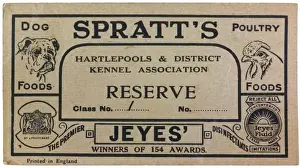 Dog Show Card Reserve