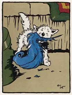 Misbehaving Prints: Dog Tears Things Up