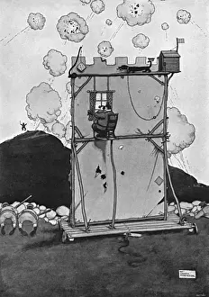 A Dog of War draws Enemy Fire by Heath Robinson