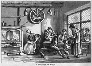 Turnspit Prints: Dog Works a Turnspit