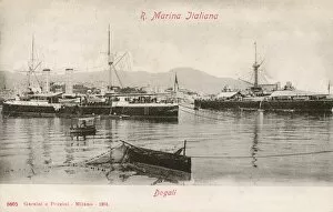 Dogali - Italian naval vessels in dock