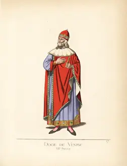 Toque Prints: Doge of Venice, 13th century