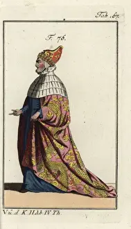 Spalart Prints: Doge of Venice in official robes, 16th century