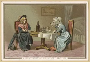 Dogs having Tea