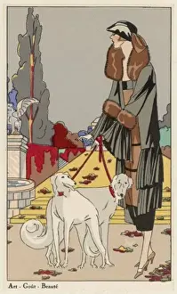 Clutches Prints: With Dogs in Park