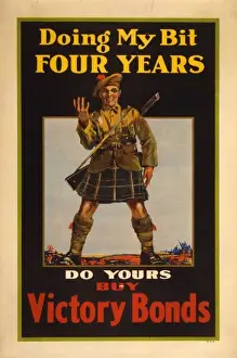 Doing my bit, four years; do yours, buy Victory Bonds