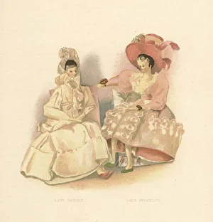 Dresser Gallery: Doll representing courtiers Lady Maria Arnold