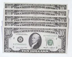 Currency Prints: Ten Dollar Notes