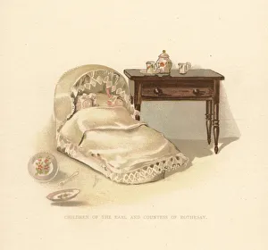 Victorias Gallery: Dolls of the babies of courtier Alice, Countess of Rothesay