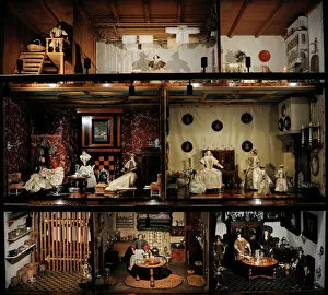 Images Dated 14th September 2013: Dolls House of Petronella Dunois, c. 1676