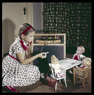Abacus Gallery: Dolls at School