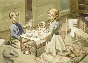 A dolls tea party