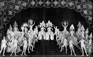 Tableaux Prints: The Dolly Sisters and chorus