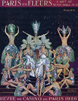 Entertainer Collection: Dolly Sisters and chorus in Diamond tableaux