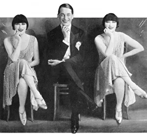 The Dolly Sisters and Maurice Chevalier