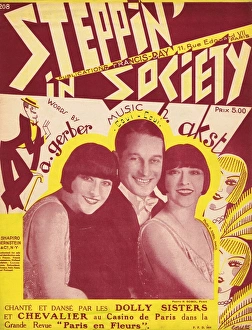 Images Dated 9th February 2011: The Dolly Sisters and Maurice Chevalier from Paris En Fleurs