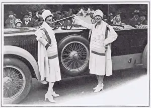 Longchamps Prints: The Dolly Sisters in Paris