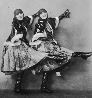 The Dolly Sisters in the Pas de Trois number