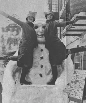Moritz Prints: The Dolly Sisters in St Moritz, 1927 Date: 1927