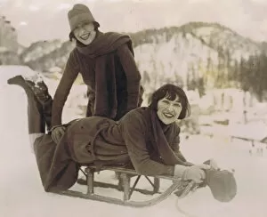 The Dolly Sisters in St Mortiz, 1927