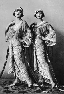 Pair Collection: The Dolly Sisters wearing Lucile gowns