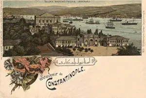 Dolmabahce Prints: Dolmabahce Palace, Istanbul, Turkey
