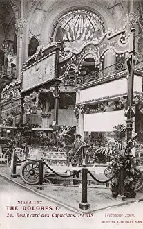 Chassis Prints: The Dolores C stand at the Paris Motor Show at The Salon