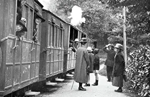 Glyn Prints: Dolywern Railway Station in 1922