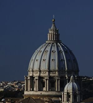Images Dated 30th January 2009: Dome of the Basilica of St. Peter. 16th century. Vatican Cit
