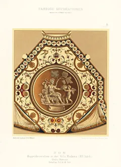 Dome decoration in the Villa Madama, Rome, 16th century